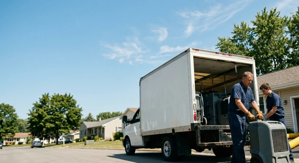 Water Damage Cleanup in Coopersville, MI near me